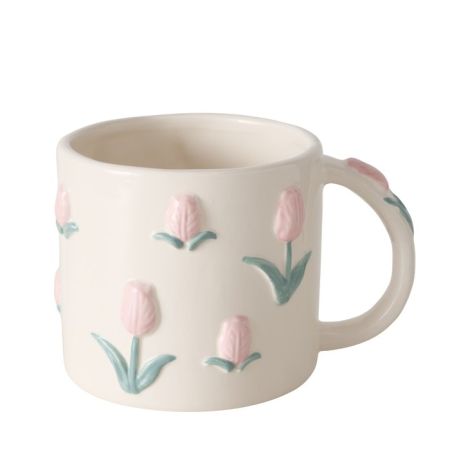 tazza con disegno tulipani
