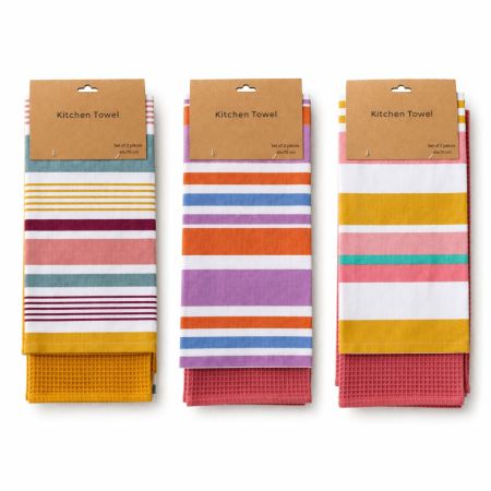 strofinacci con disegno a righe