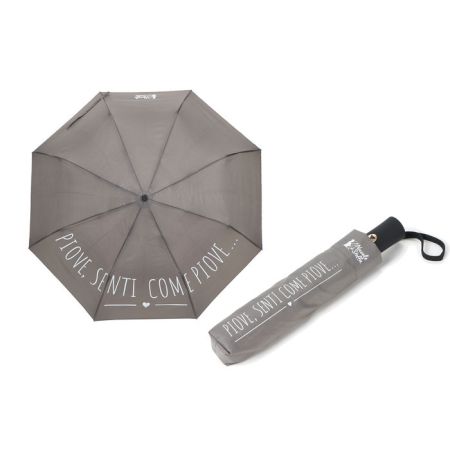 ombrello con scritta senti come piove