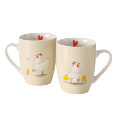 tazza gallina e pulcini