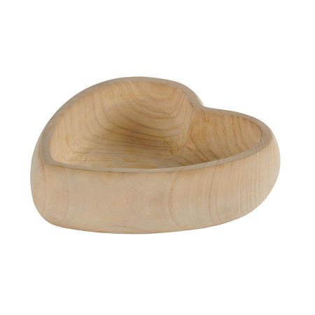 ciotola cuore legno