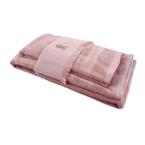 SET ASCIUGAMANO VISO E OSPITE PHP "FRAGOLA"