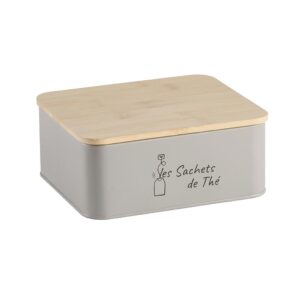 scatola latta per the