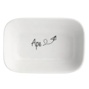 ciotolina rettangolare in porcellana