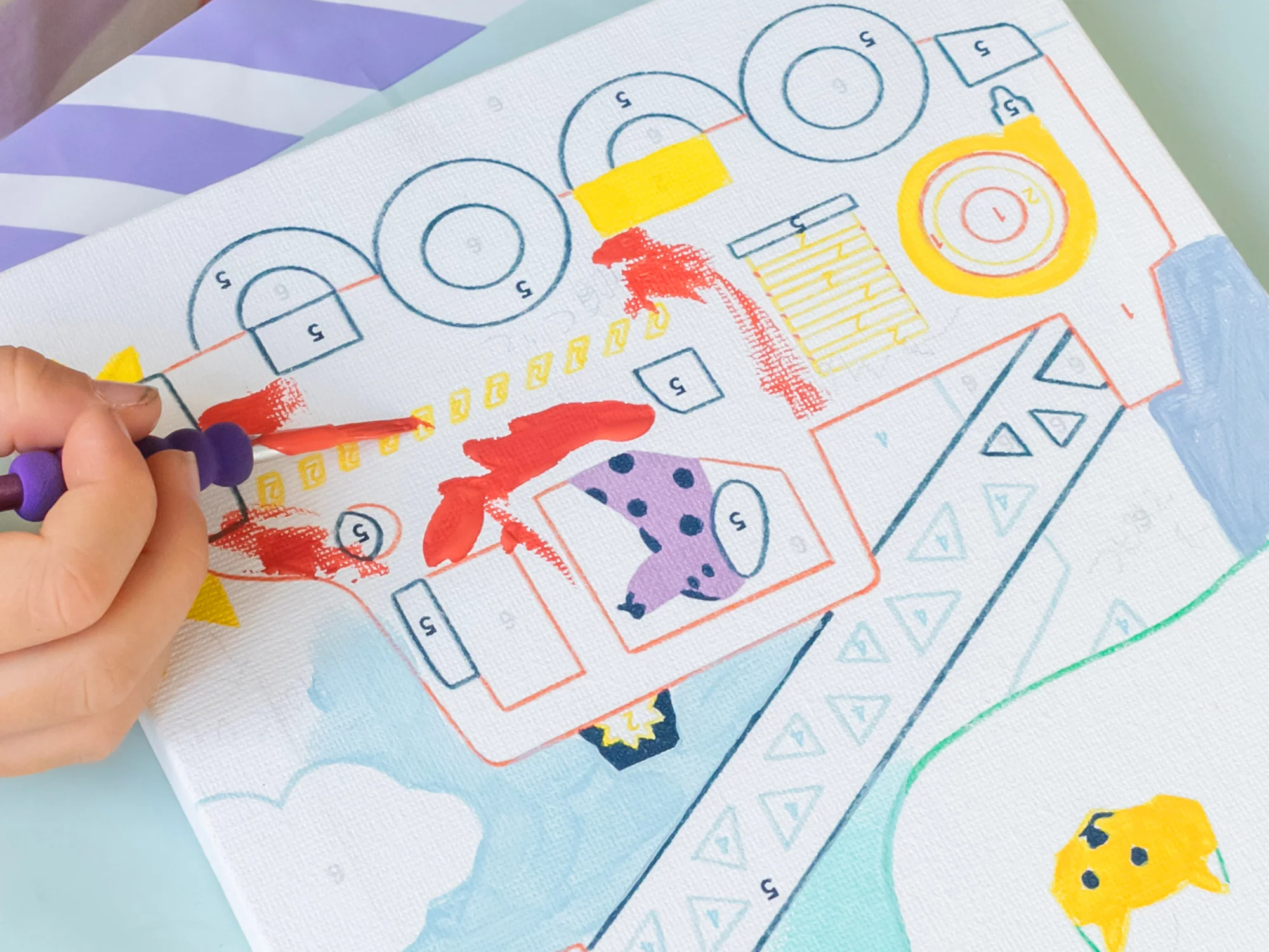 kit pittura bambini