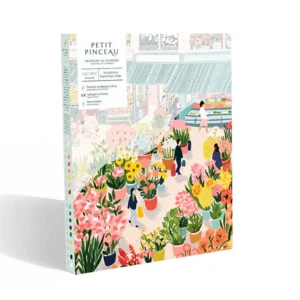 KIT PITTURA CON NUMERI "FLOWER MARKET"