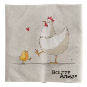 tovaglioli con disegno gallina
