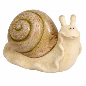 scultura giardino lumaca