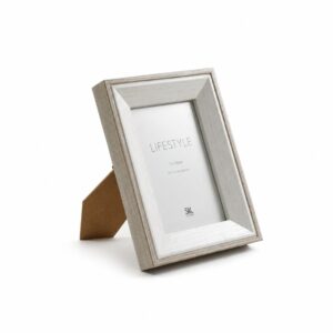 porta foto in legno bianco