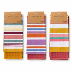 strofinacci con disegno a righe