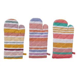 guanto da cucina a righe