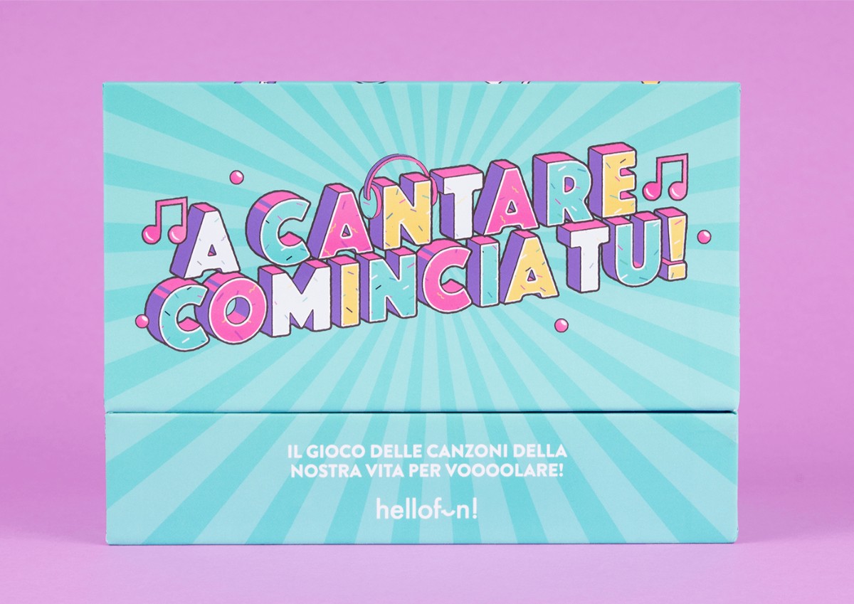 gioco in scatola a cantare comincia tu