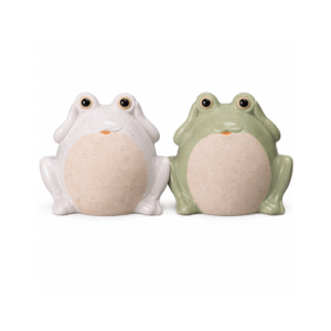 decorazione rana non sento