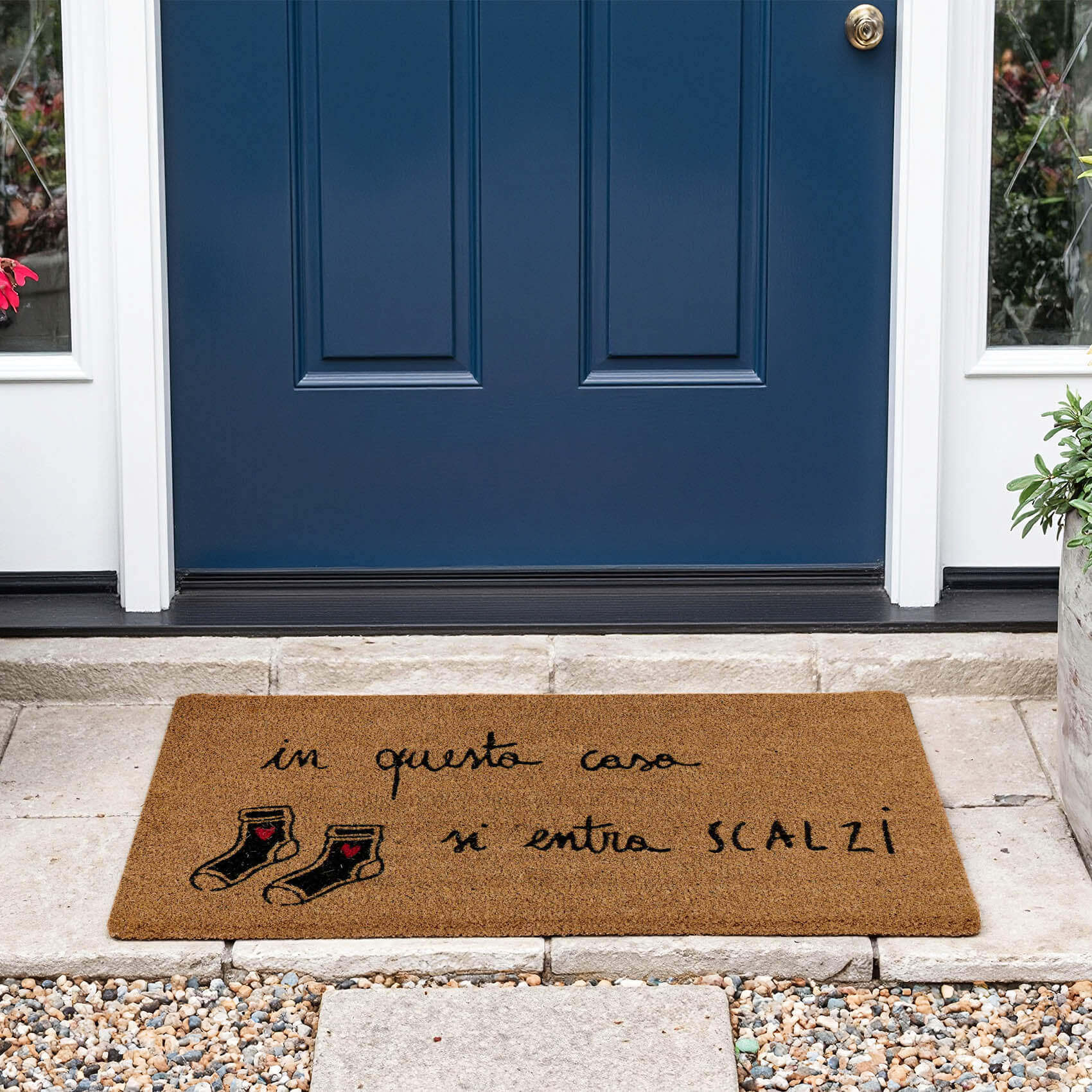 zerbino in questa casa si entra scalzi