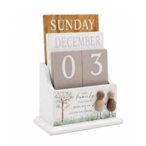 calendario in legno