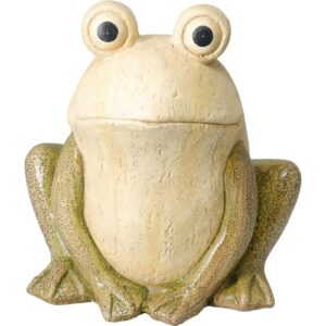 scultura giardino rana