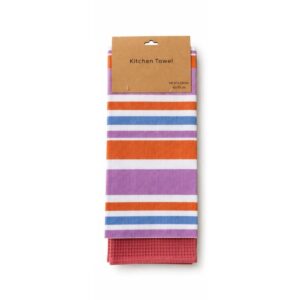 strofinacci con disegno a righe