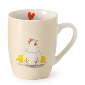 tazza con disegno gallina