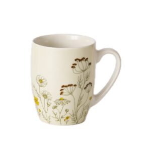 tazza con disegno margherite