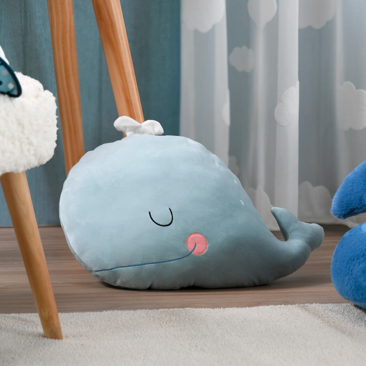 cuscino per bambini a forma di balena