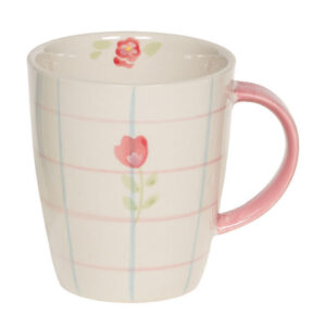 tazza con disegno fiorellini