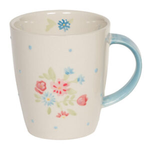 tazza con disegno fiorellini