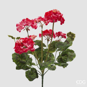 geranio fiore finto colore fucsia