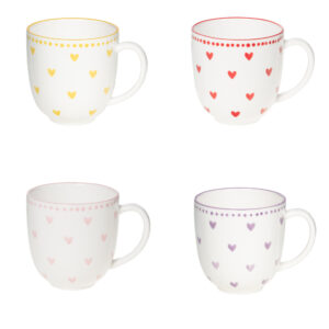 tazza con cuoricini