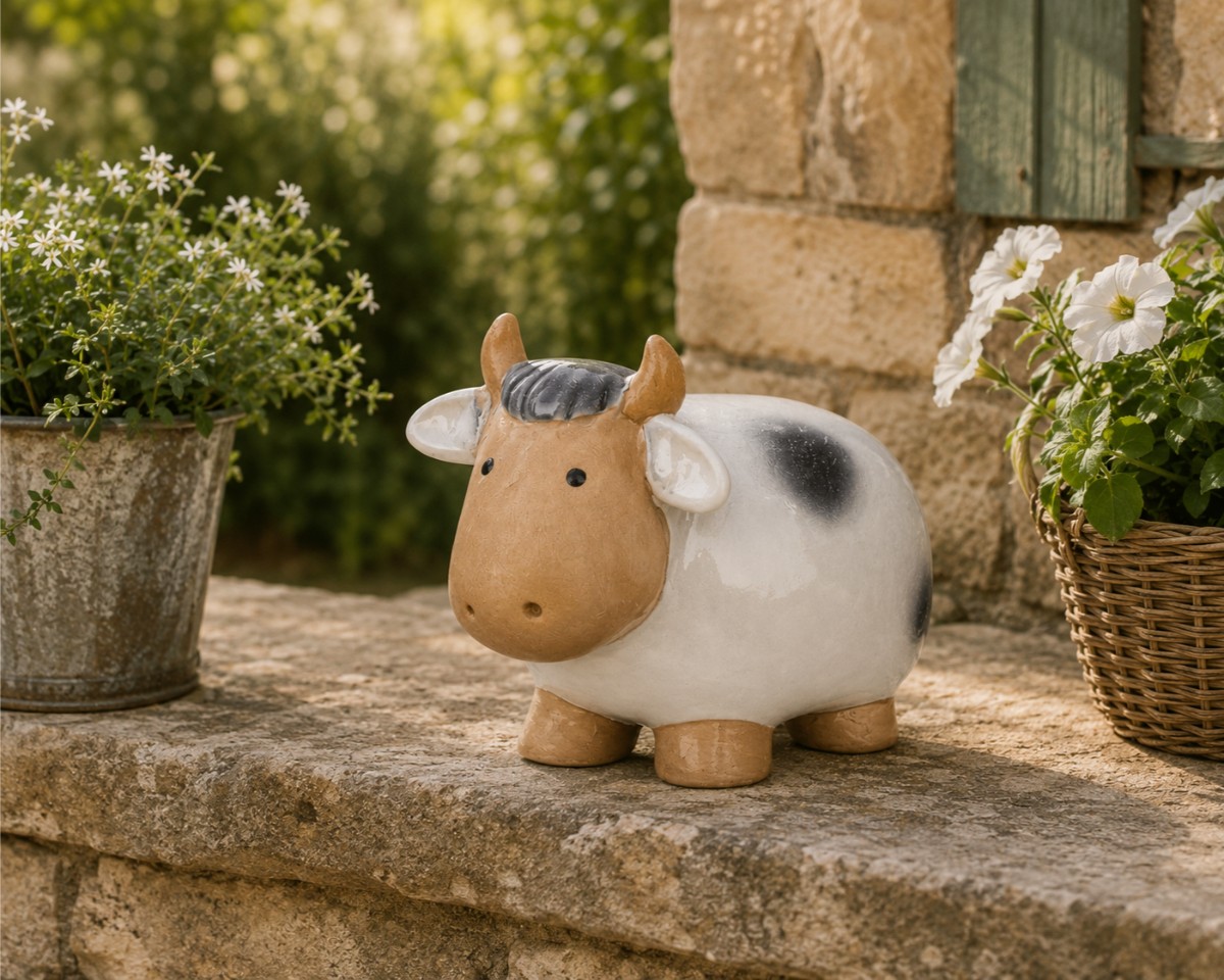 decorazione da giardino con animali fattoria
