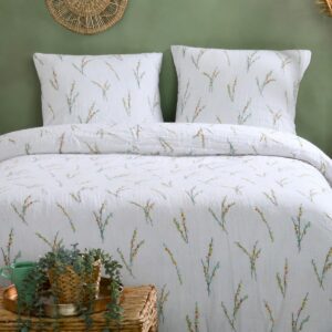 copripiumino matrimoniale con disegno fiori