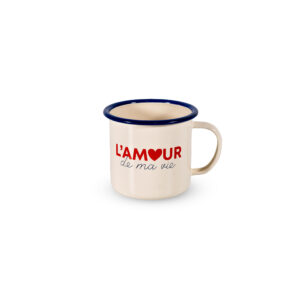 tazza con scritta l'amour de ma vie
