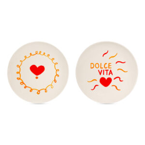 set due piattini dolce vita