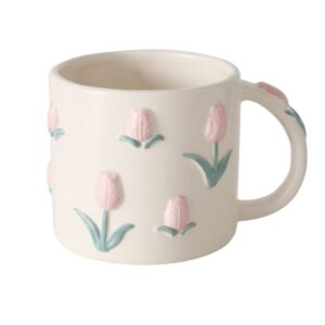 tazza con disegno tulipani
