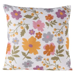 cuscino con disegno fiori di campo
