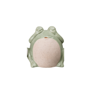 decorazione da esterno a forma di rana