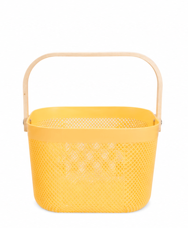 ceste in plastica colorate con manico