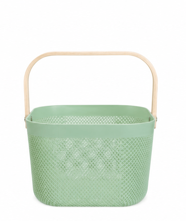 ceste in plastica colorate con manico