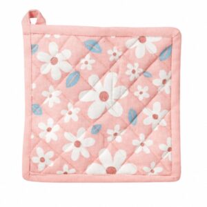 presina da forno colorata con disegno margherite