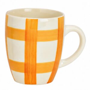 tazza a righe colorate
