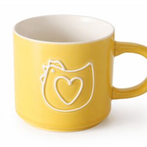 tazza colorata con disegno animaletti