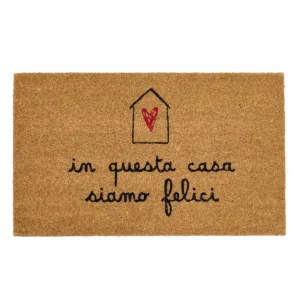 zerbino da esterno in questa casa siamo felici