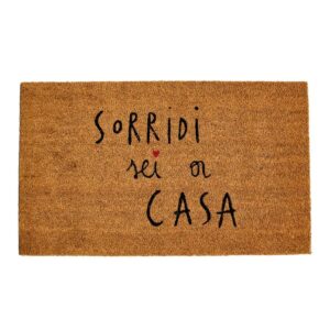 zerbino da esterno sorridi sei a casa