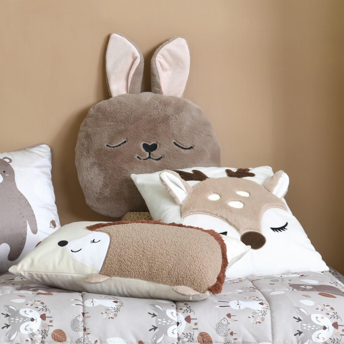 cuscino per bambini a forma di riccio
