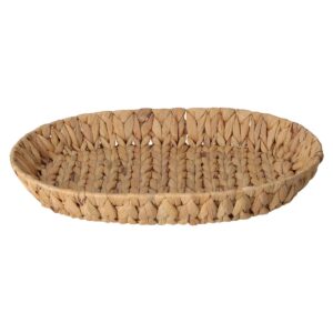 cesto in rattan a forma ovale