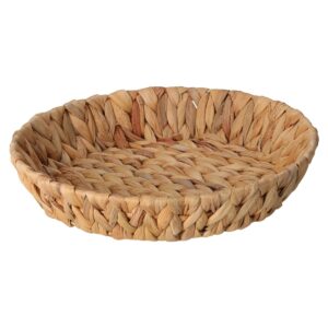 cesto in rattan a forma rotondo