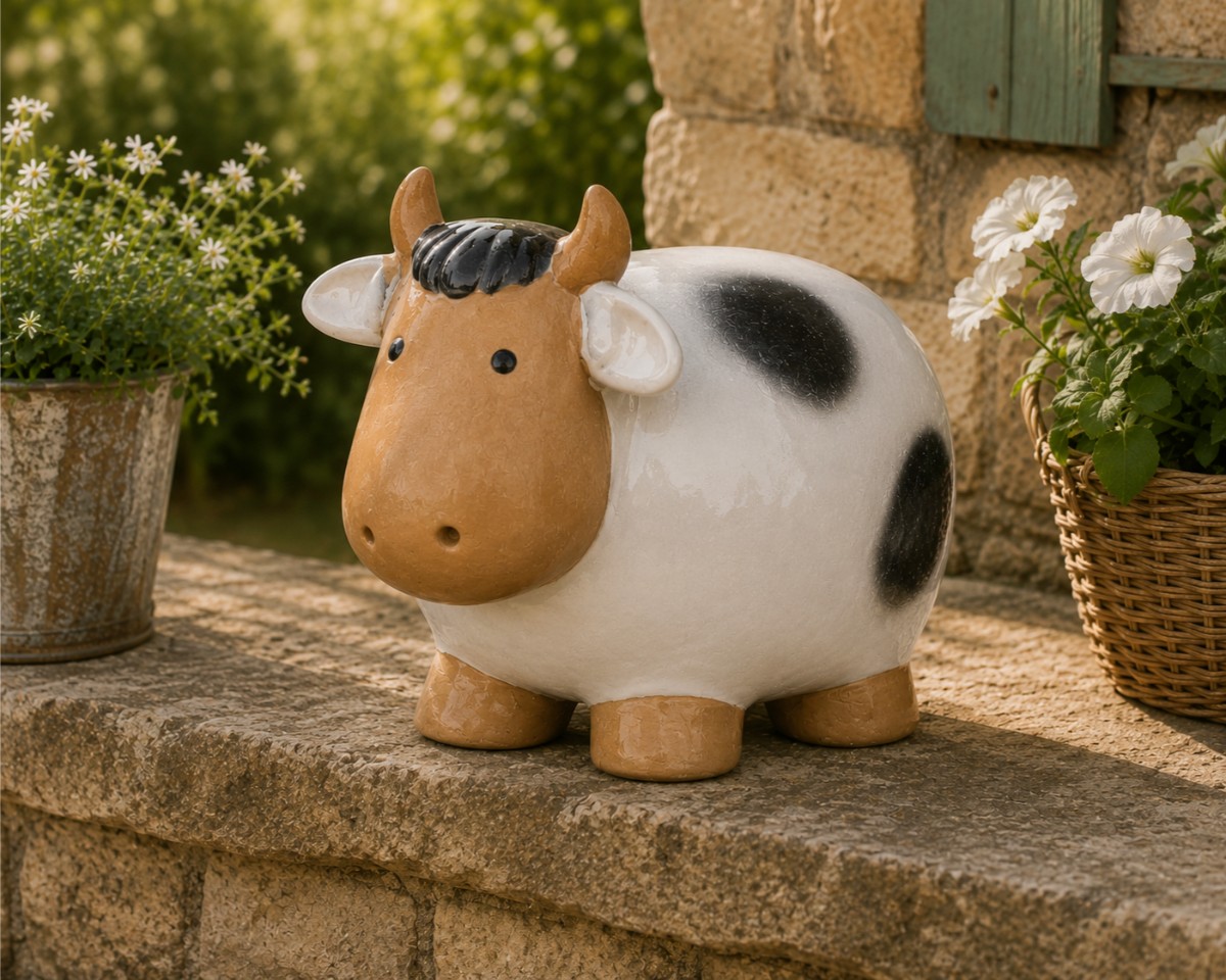 decorazione da giardino con animali fattoria