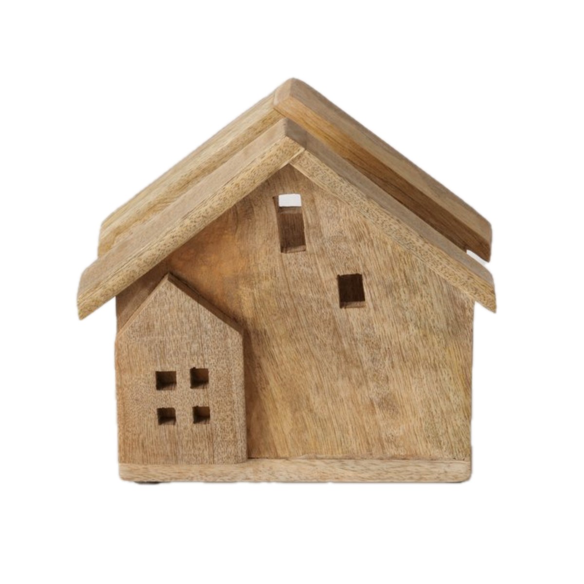 porta tovaglioli in legno a forma di casa