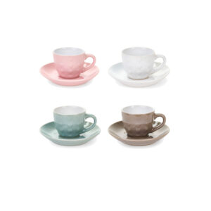 tazzine caffè colorate con cuoricini