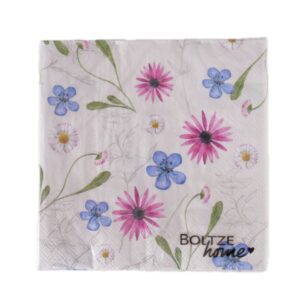 tovaglioli con disegno fiori