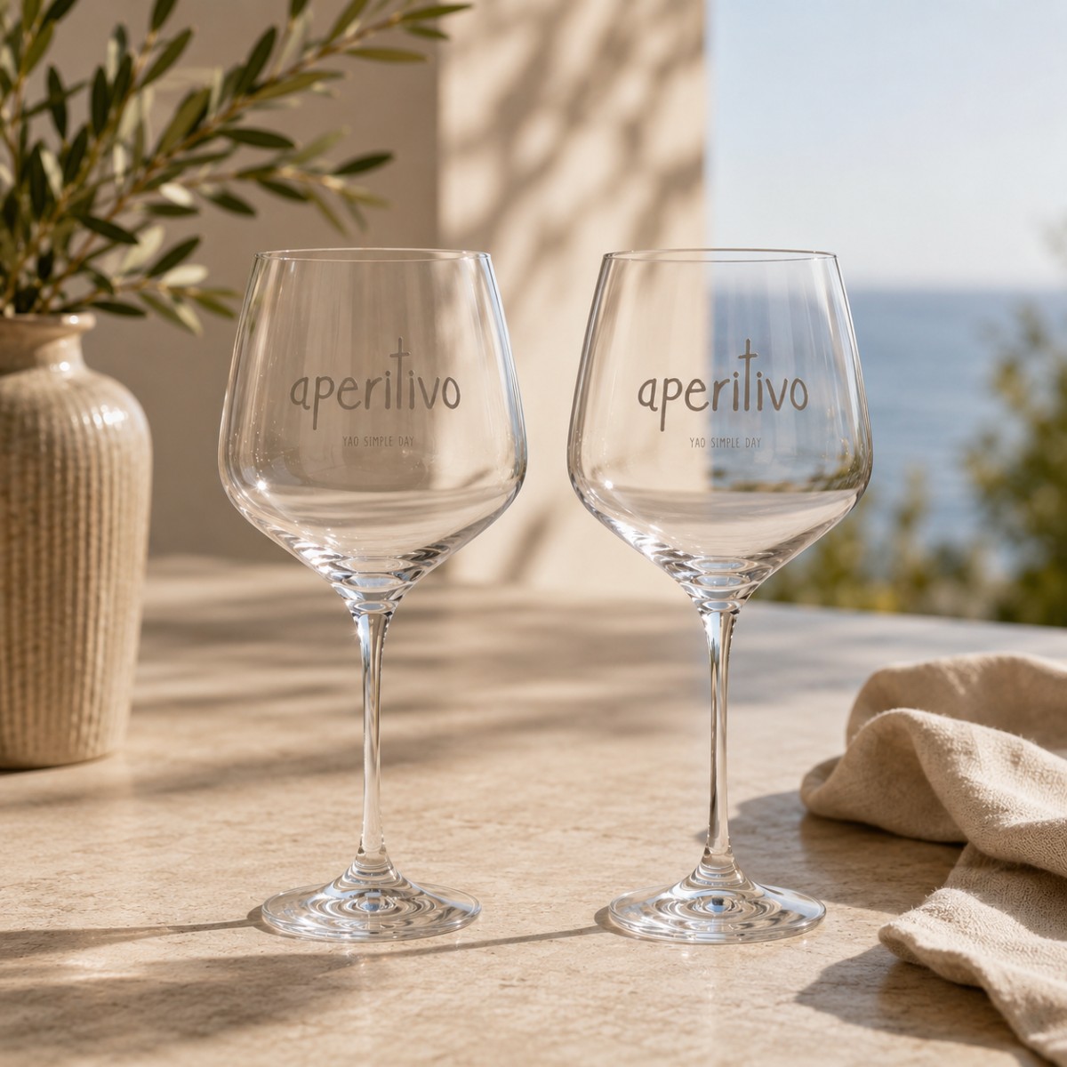 set due calici cocktail per aperitivo